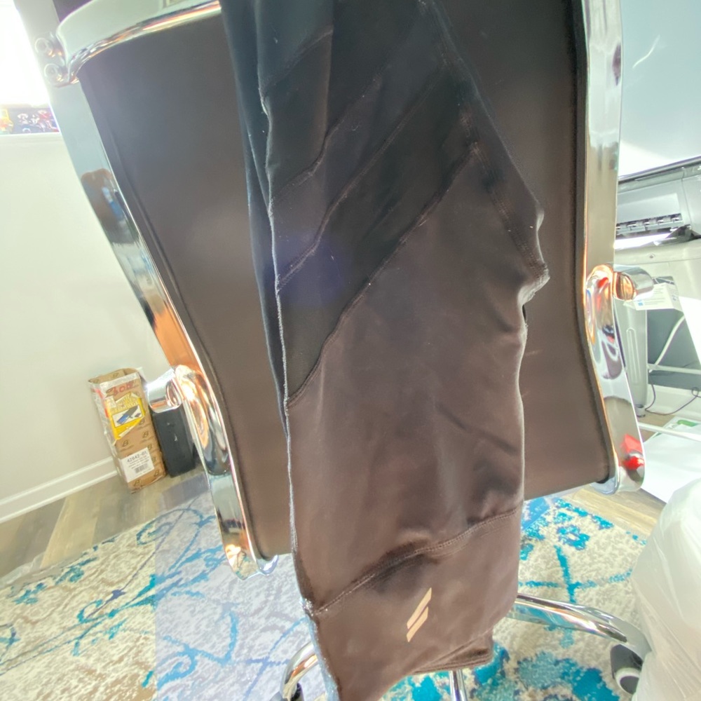 Do you even- long black mesh leggings